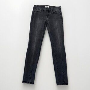 Frame Jeans Womens 26 Le Skinny De Jeanne Black Mid-Rise